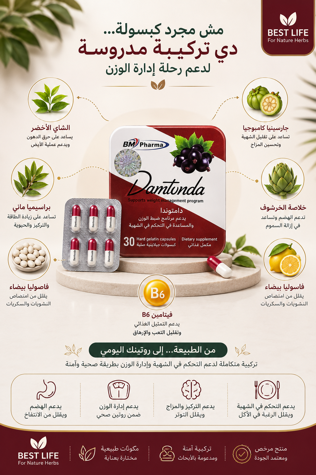 مستخلص الشاي الأخضر (Green Tea Extract): فوائده ودوره داخل تركيبة ريشة
