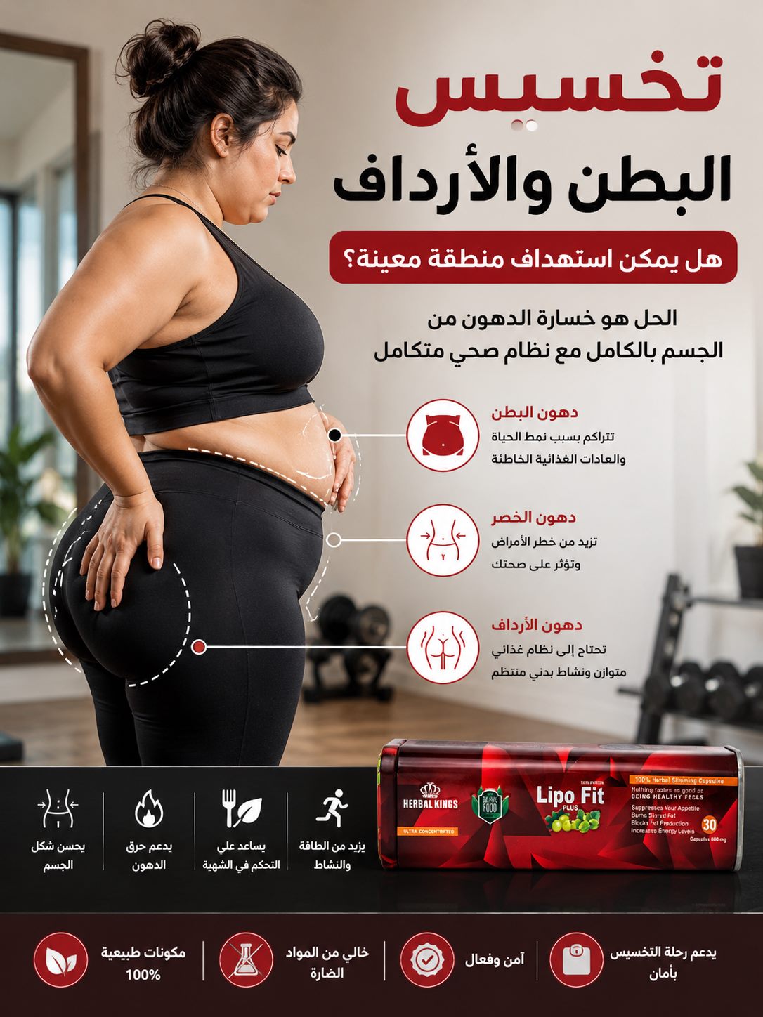 تخسيس البطن والأرداف: هل يمكن استهداف منطقة معينة من الجسم لخسارة الدهون؟