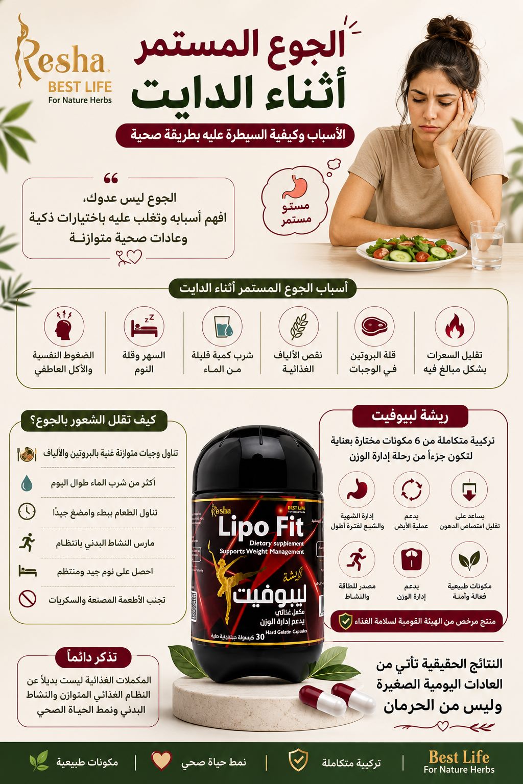 الجوع المستمر أثناء الدايت | الأسباب وكيفية السيطرة عليه