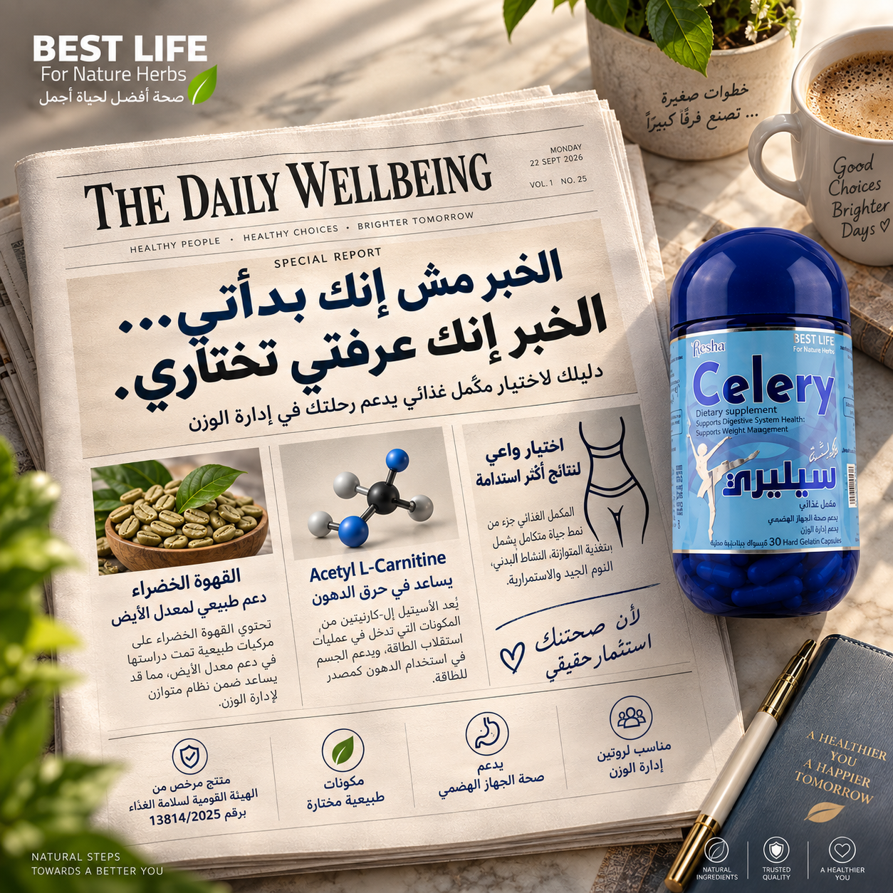كيفيه اختيار مكمل غذائي لإدارة الوزن؟  دليلك للاختيار الواعي