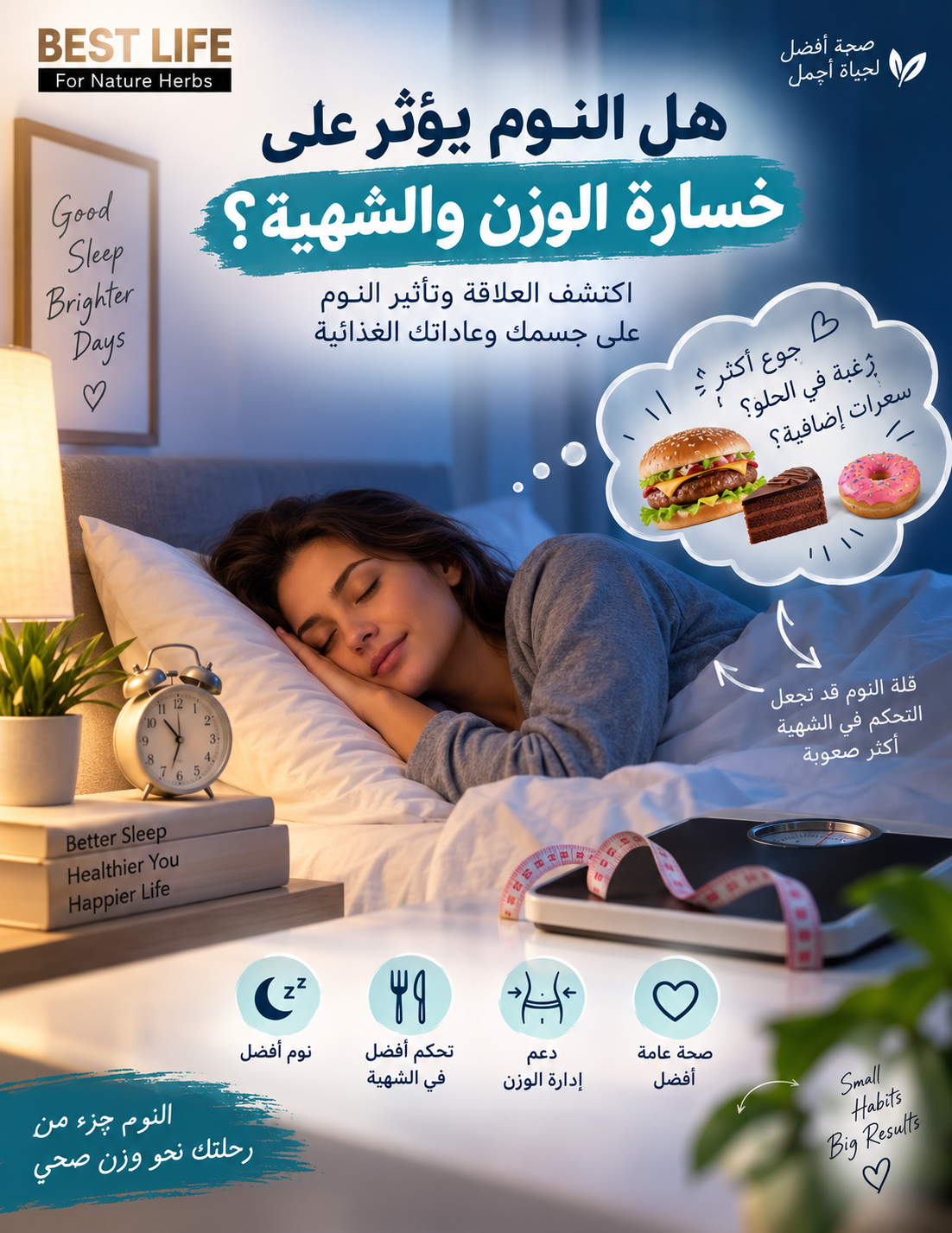 هل النوم يؤثر على خسارة الوزن والشهية؟ تعرف على العلاقة