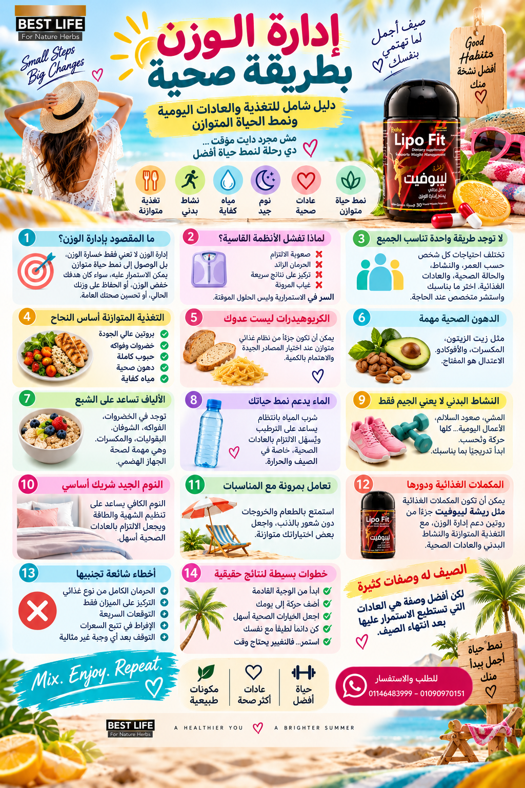 إدارة الوزن بطريقة صحية: دليل شامل للتغذية والعادات اليومية ونمط الحياة المتوازن