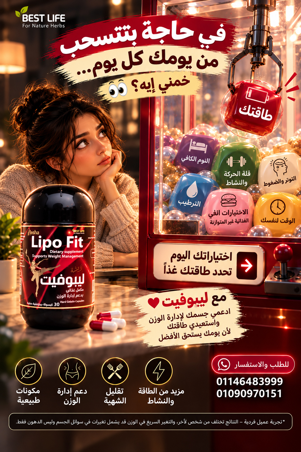 انخفاض الطاقة خلال اليوم : لماذا تشعر بالتعب وكيف تؤثر التغذية والنوم والحركة وإدارة الوزن على نشاطك؟